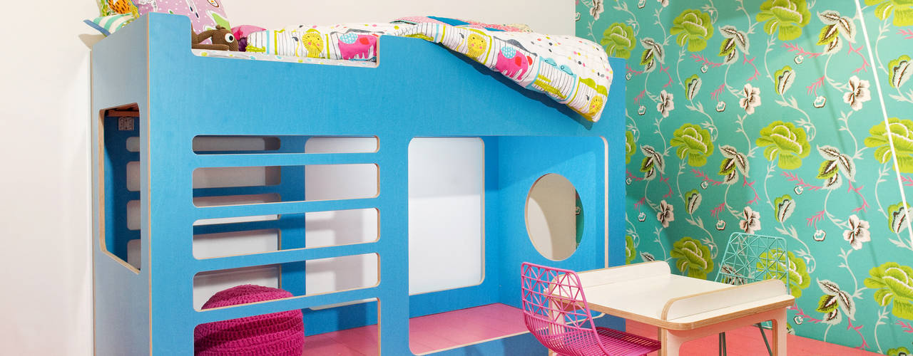 LALILU Kinderhochbett, Designteil Designteil Dormitorios infantiles de estilo escandinavo