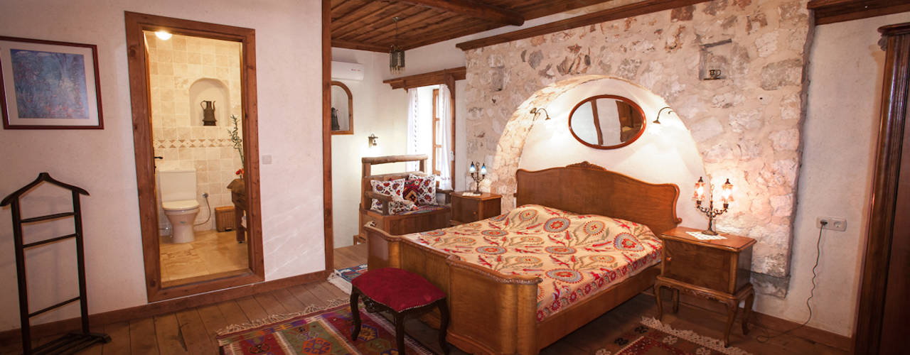 Balayı Evi, Hoyran Wedre Country Houses Hoyran Wedre Country Houses Mediterranean style bedroom