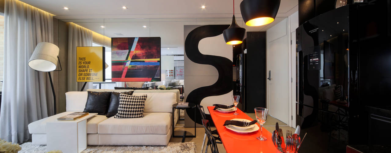 homify Salas de estar modernas