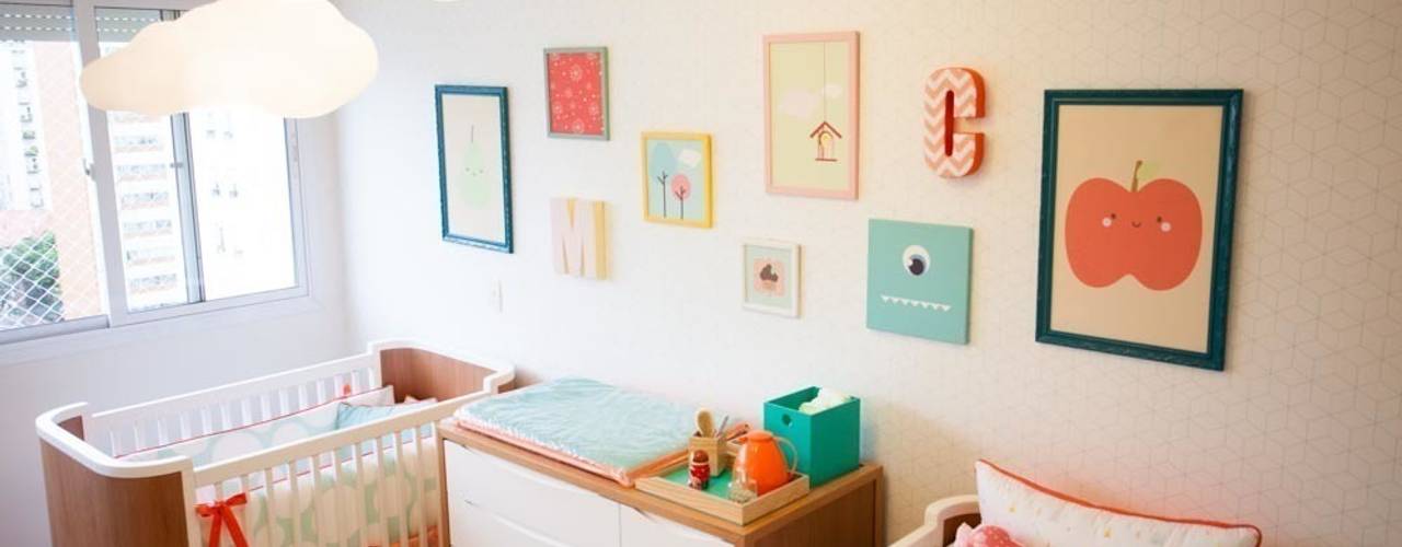 Um up na decoração , Uaua Baby Uaua Baby Habitaciones para niños de estilo moderno