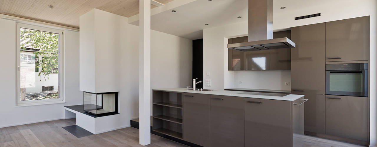 EFH Huggenberg, Giesser Architektur + Planung Giesser Architektur + Planung Modern style kitchen