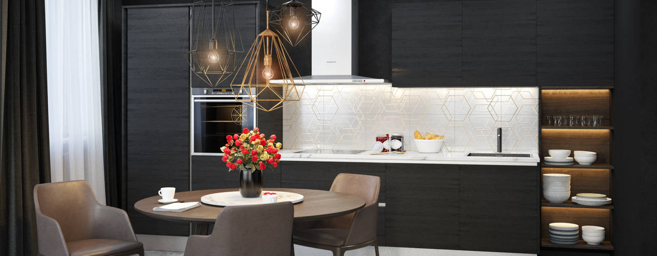 Verge of luxury, SVAI Studio SVAI Studio Eclectic style kitchen