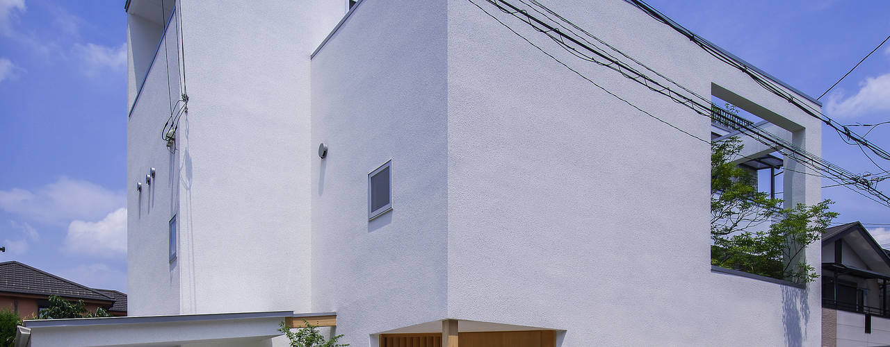 水無瀬の家 house in MINASE, プラスアトリエ一級建築士事務所 プラスアトリエ一級建築士事務所 Case moderne