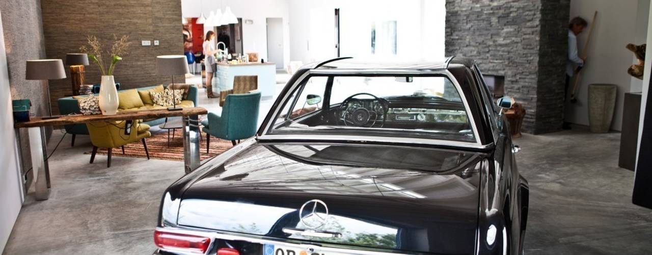 Haus Trittau, raphaeldesign raphaeldesign Scandinavische garage