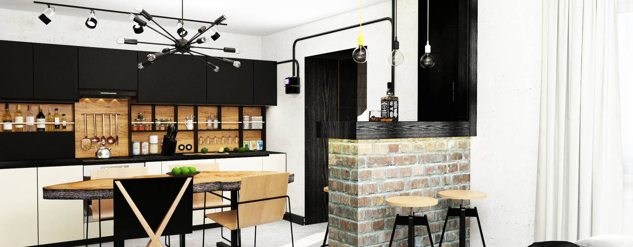 Креатив лофта, AbcDesign AbcDesign Industrial style kitchen