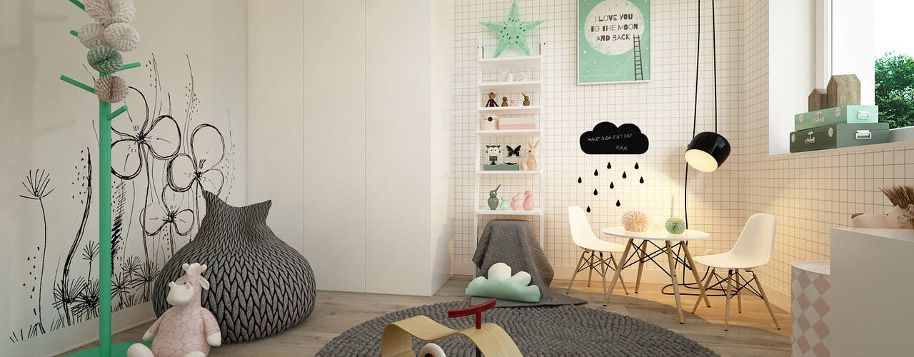 homify Modern nursery/kids room