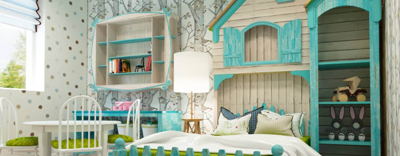 Горошек, горошек, горошек!!!, Sweet Hoome Interiors Sweet Hoome Interiors Modern Kid's Room