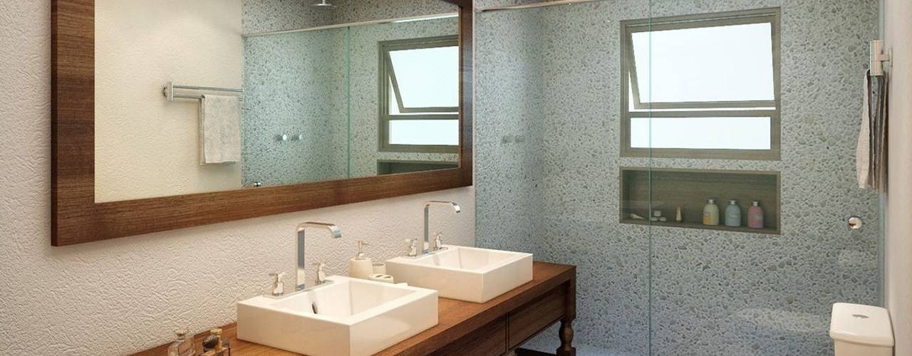 Residência Itatiba , SESSO & DALANEZI SESSO & DALANEZI Phòng tắm phong cách hiện đại