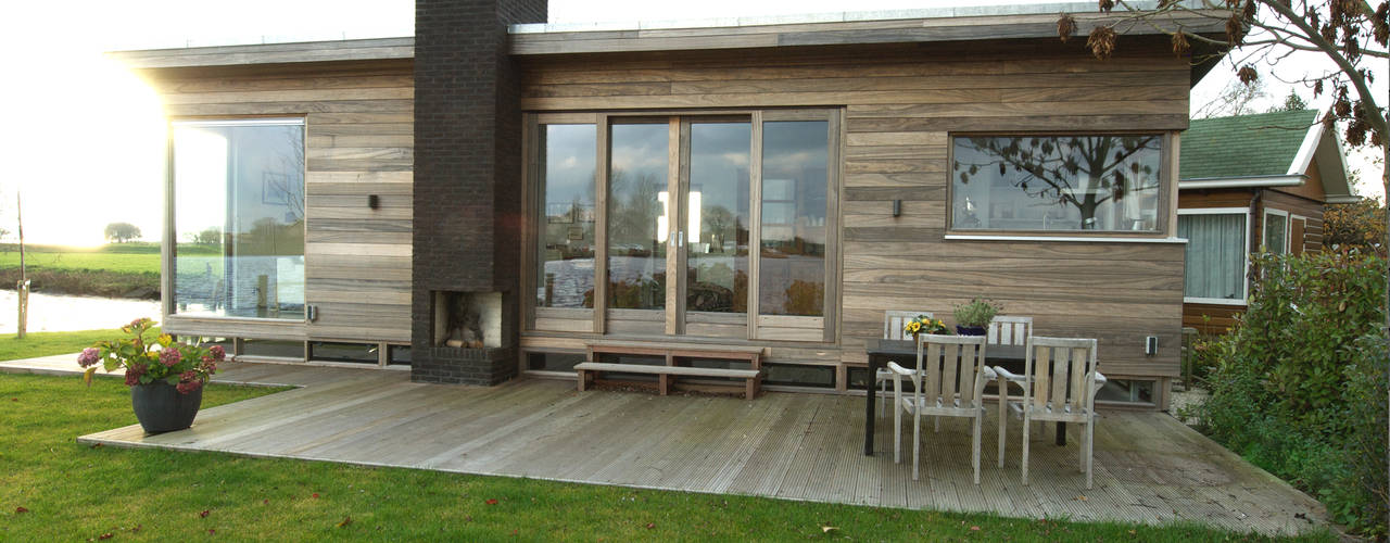 Recreatiewoning Zwanburgerpolder, OX architecten OX architecten منازل