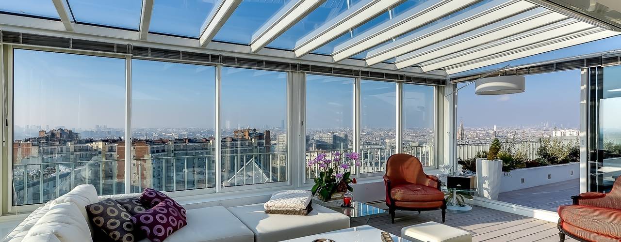 Loft à Paris, Meero Meero Balcones y terrazas modernos