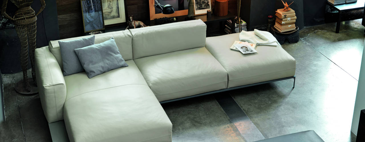 Industrial design - Doimo sofas -Metropolis, IMAGO DESIGN IMAGO DESIGN Livings industriales