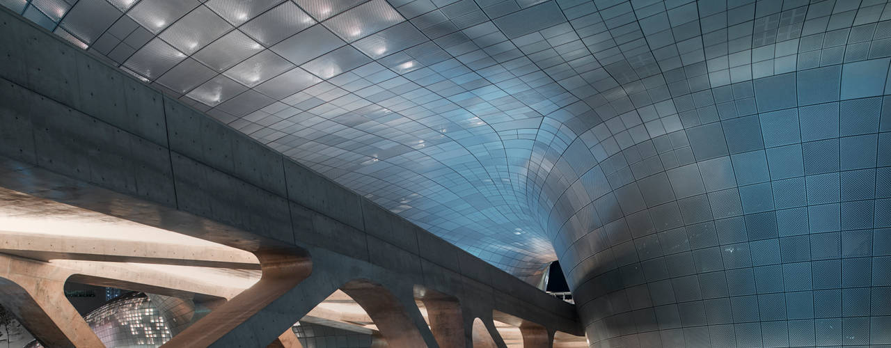 Dongdaemun Design Plaza , Zaha Hadid Architects Zaha Hadid Architects مساحات تجارية