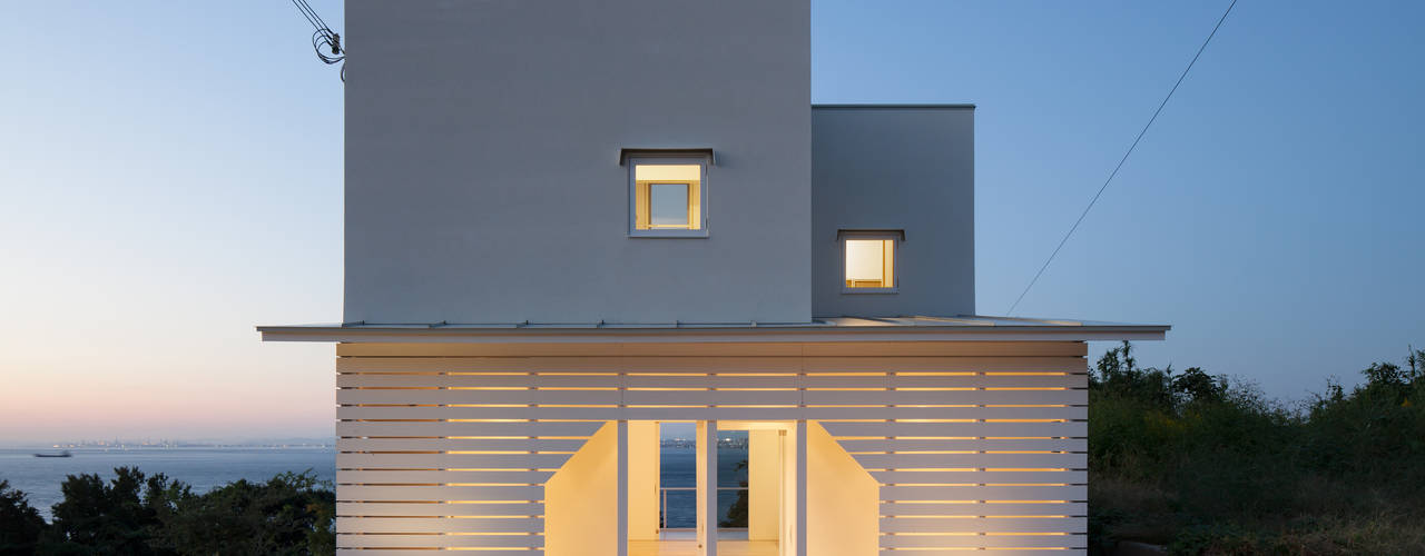 淡路島の家, IZUE architect & associates IZUE architect & associates Maisons minimalistes Bois Effet bois