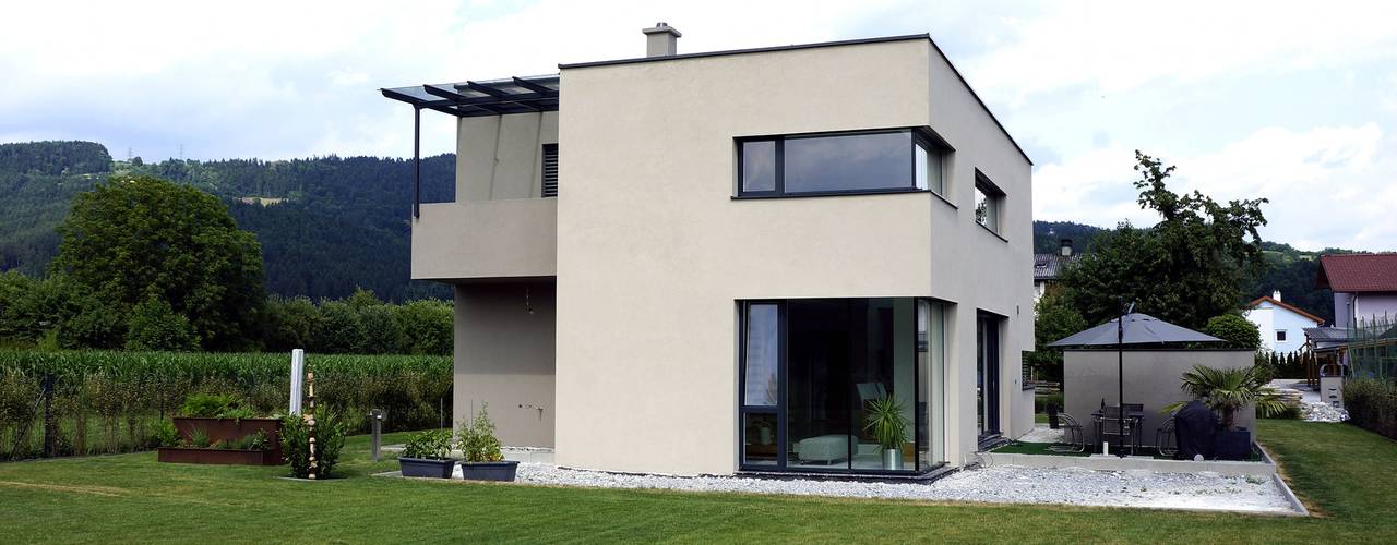 Einfamiliehaus S, up2 Architekten up2 Architekten Jardines de estilo moderno Ladrillos