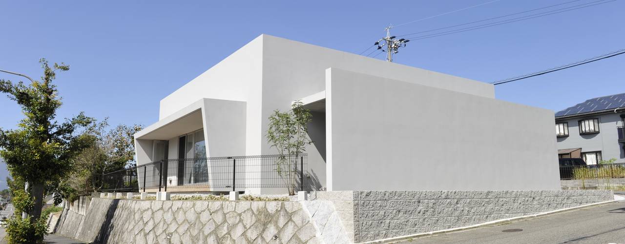 ＹＹ－ＨＯＵＳＥ, 久安典之建築研究所 久安典之建築研究所 Casas minimalistas Vidrio