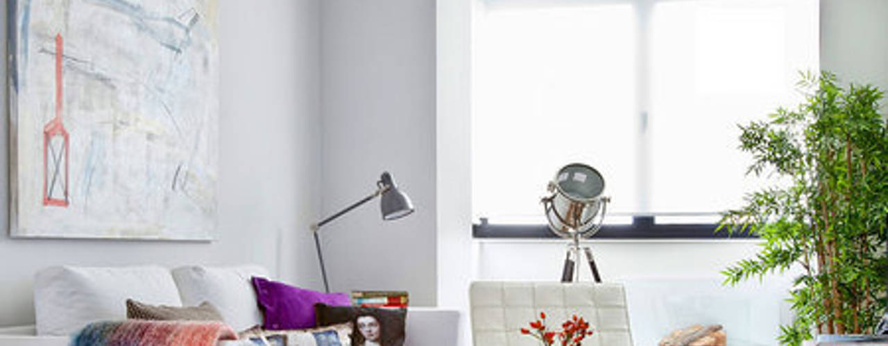 LOFT IN MADRID 2013, BELEN FERRANDIZ INTERIOR DESIGN BELEN FERRANDIZ INTERIOR DESIGN Salas de estar modernas