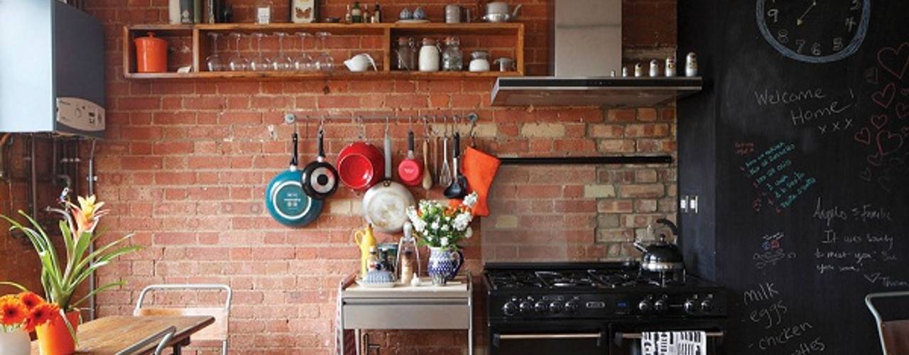 A Converted Warehouse in East London , Heart Home magazine Heart Home magazine Cocinas de estilo industrial