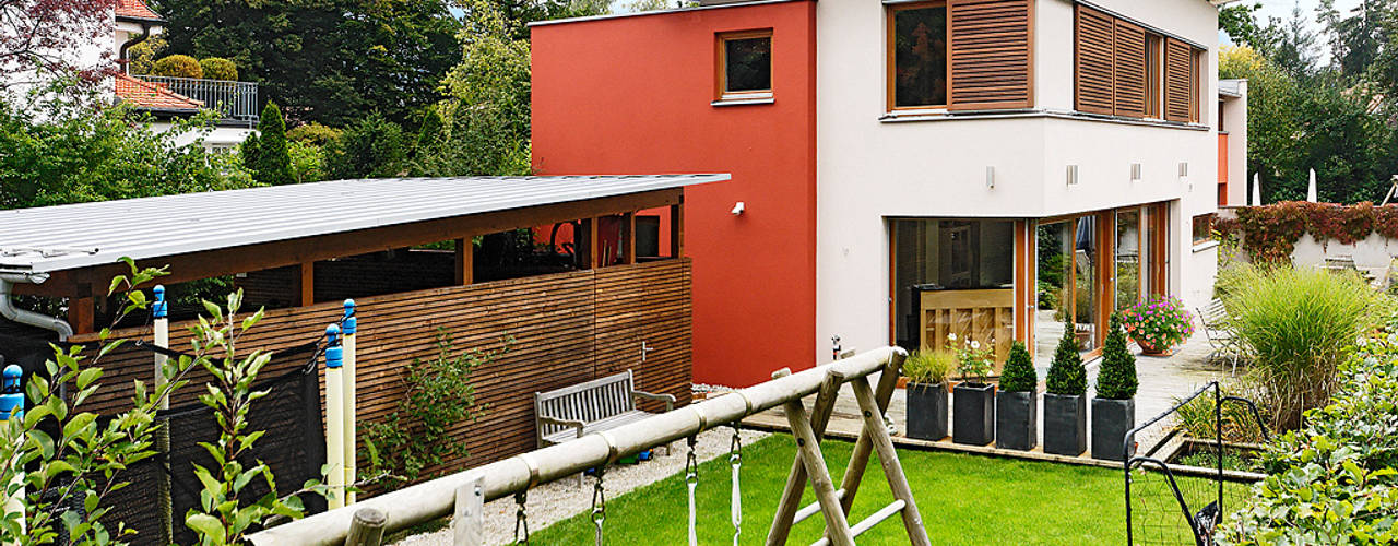 Doppel(t)haus in Gräfelfing, Architekturbüro Schaub Architekturbüro Schaub Modern houses