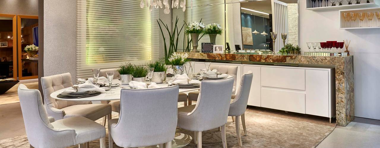 Decora Lider Campinas - Sala de Almoço – Em Volta da Mesa, Lider Interiores Lider Interiores غرفة السفرة