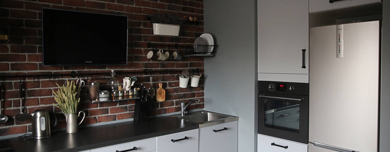 homify Dapur Gaya Industrial