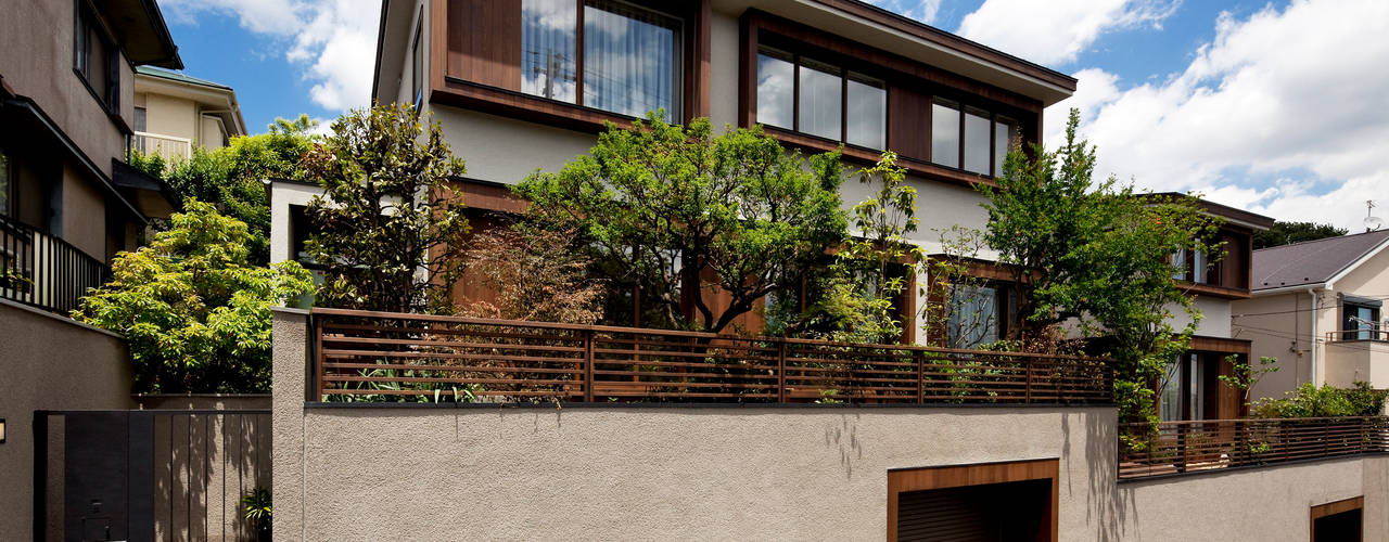 神木本町の家, 向山建築設計事務所 向山建築設計事務所 Modern houses لکڑی Wood effect