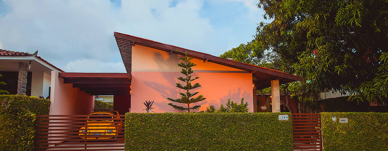 Casa Mariana, Martins Lucena Arquitetos Martins Lucena Arquitetos Rustic style houses