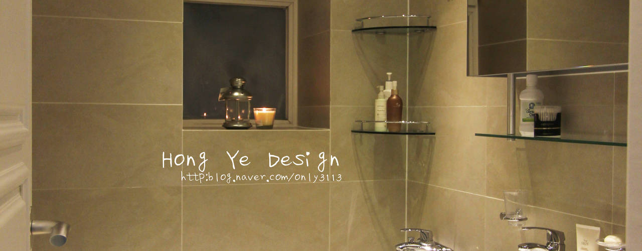 실용적인 수납과 공간활용 32py, 홍예디자인 홍예디자인 حمام