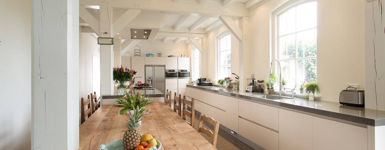 Prachtige moderne boerderij keuken, Tieleman Keukens Tieleman Keukens Cocinas de estilo moderno