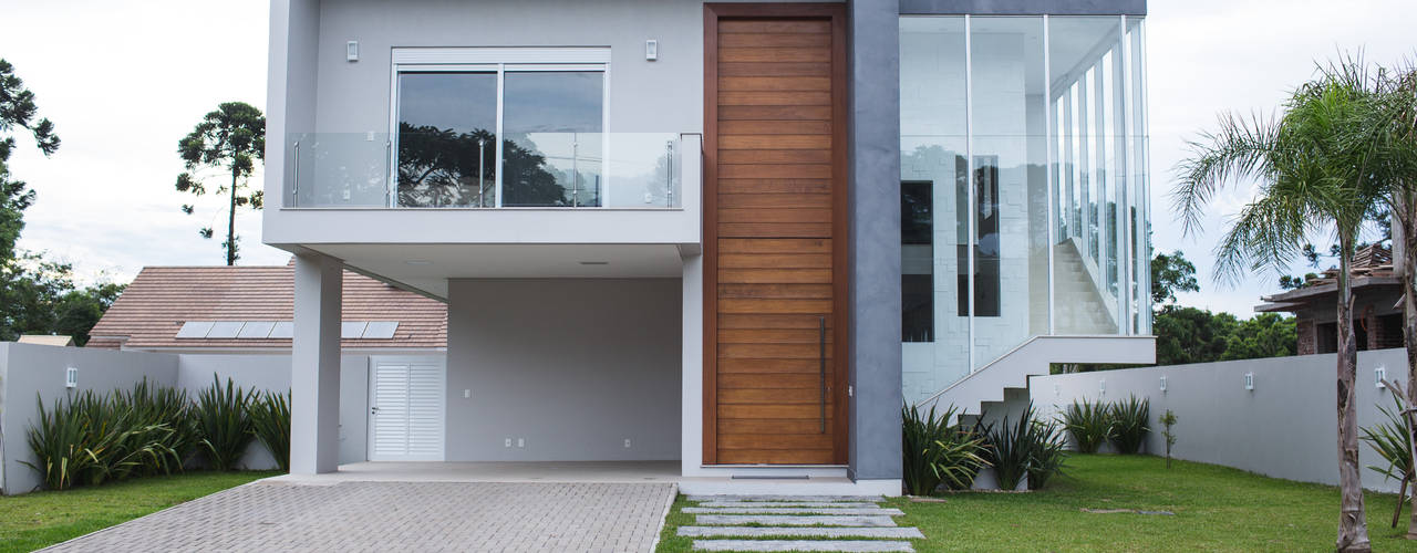 Residência Santa Cruz do Sul - RS, d´ Ornellas Arquitetura e Construção d´ Ornellas Arquitetura e Construção Casas modernas