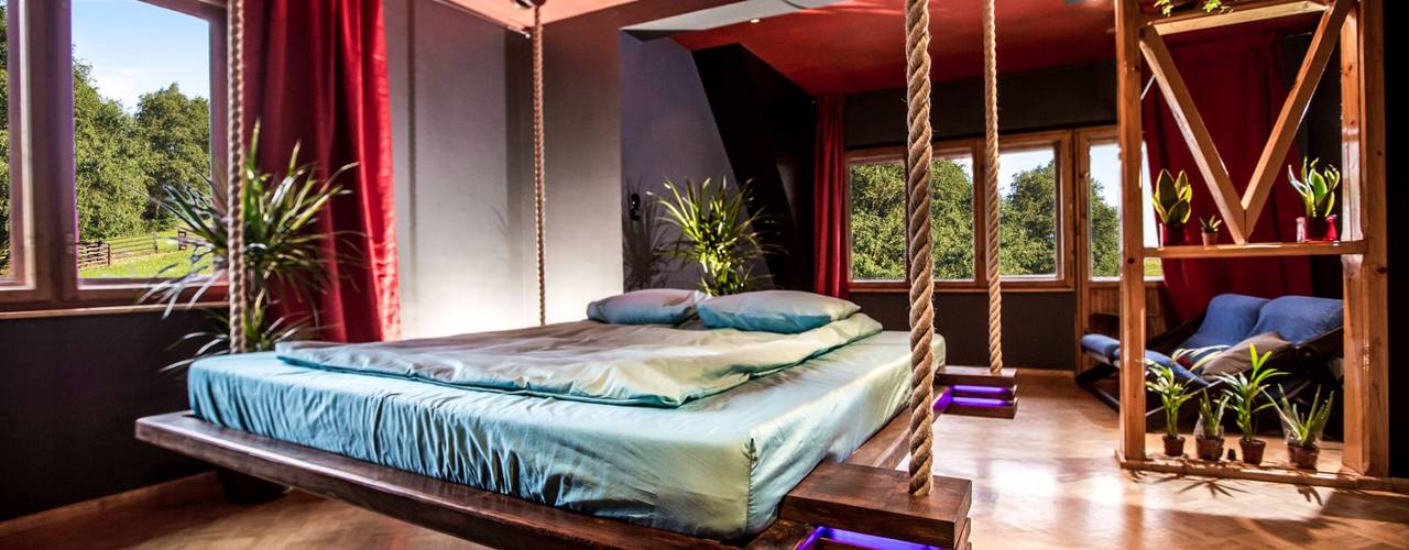 Wiszące łóżko Imperial Couch, Hanging beds Hanging beds Спальня в стиле минимализм