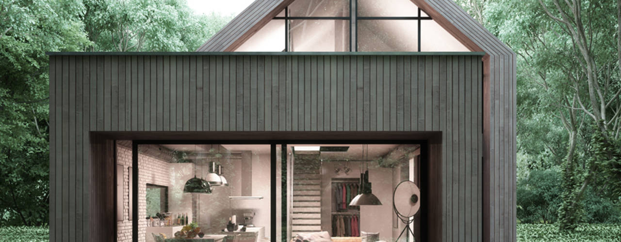 Projekty domów - House x06, Majchrzak Pracownia Projektowa Majchrzak Pracownia Projektowa Moderne Häuser