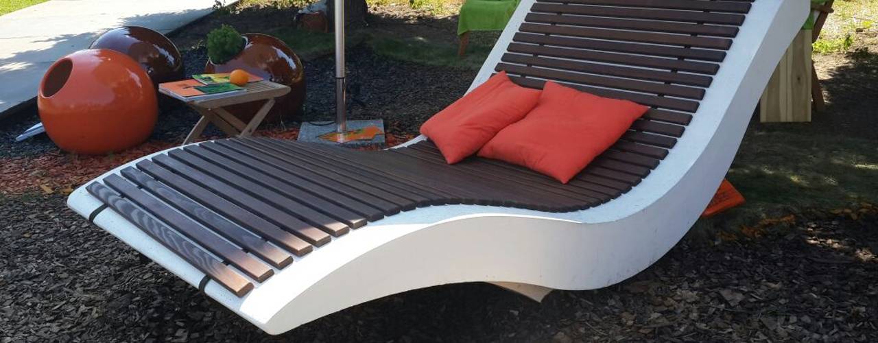 Contemporary garden loungers best sale