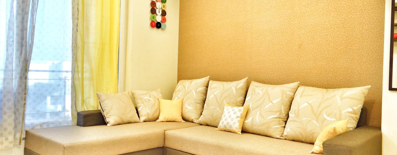Residence, Nuvo Designs Nuvo Designs Dormitorios de estilo moderno Textil Ámbar/Dorado