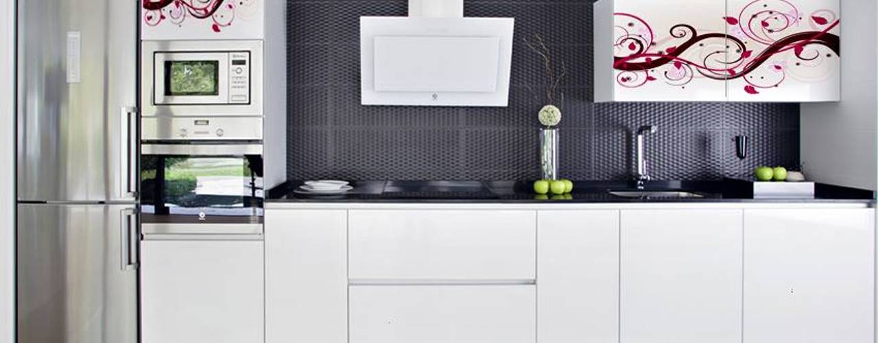 COCINAS INTEGRALES CON UN CONCEPTO NOVEDOSO Y LLAMATIVO., Utopia Interiorismo Utopia Interiorismo Dapur Modern Chipboard