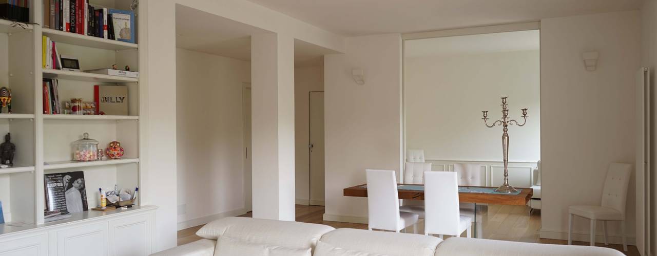 Appartamento G+S, Andrea Gaio Design Andrea Gaio Design Salones modernos