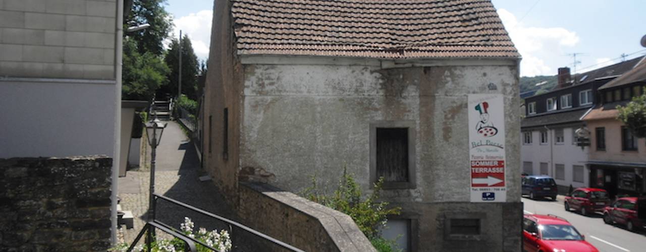 Scheunen Terrasse, erdudatz erdudatz Balcones y terrazas de estilo ecléctico