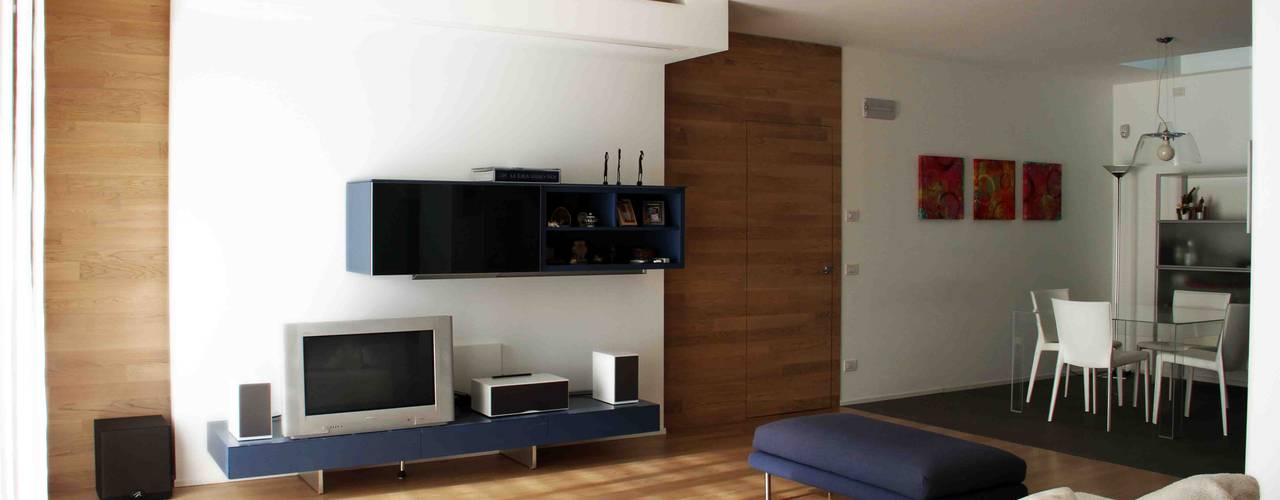 house r_p, Federico Pisani Architetto Federico Pisani Architetto Modern living room