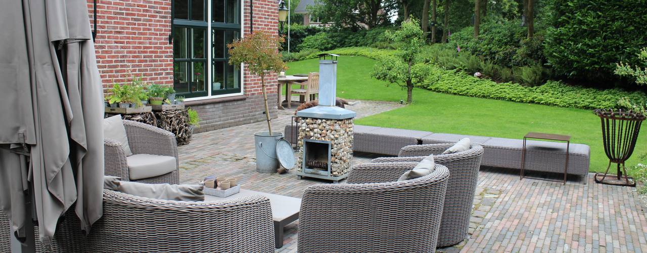 Villa tuin Rhenen, Buro Floris Buro Floris 庭院