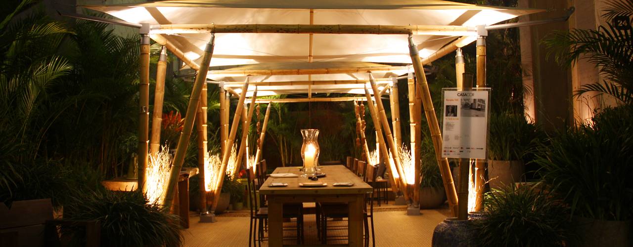 Eco Tenda, BAMBU CARBONO ZERO BAMBU CARBONO ZERO Rustic style gardens