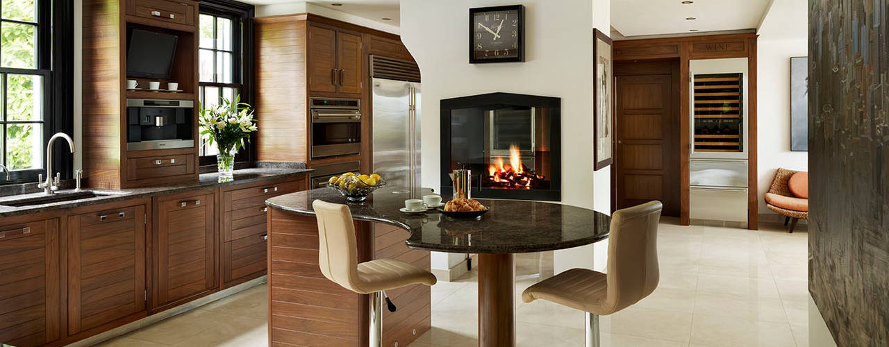 Grosvenor | Luxury American Walnut Kitchen Davonport Cocinas modernas Madera Acabado en madera