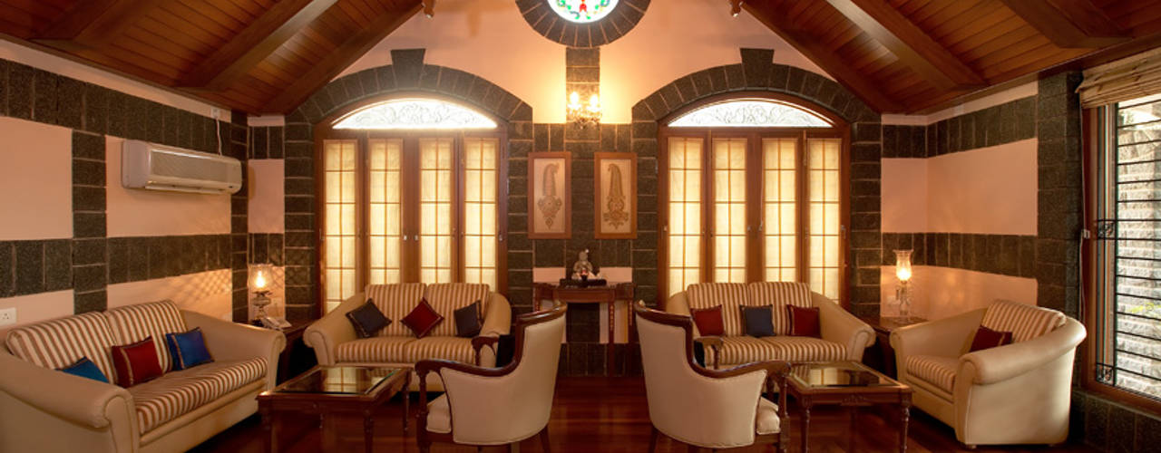 Residence Sangeeta, Kumar Consultants Kumar Consultants Asian style living room