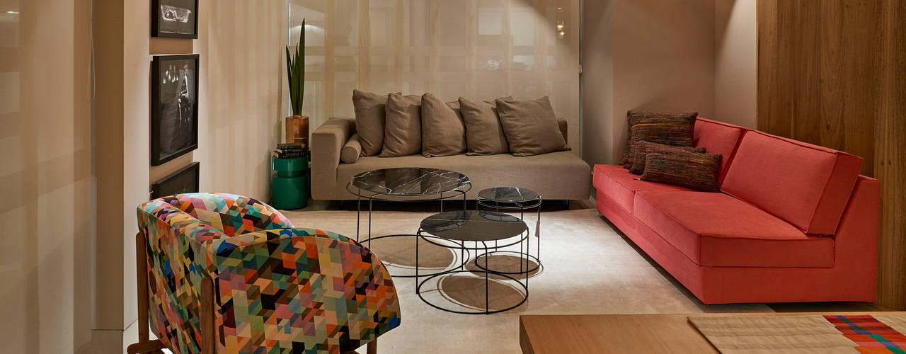 Decora Líder Brasília - Apartamento Urbano, Lider Interiores Lider Interiores Modern Living Room