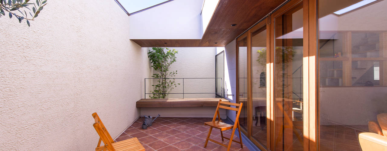 桑名の家, Nobuyoshi Hayashi Nobuyoshi Hayashi Modern Terrace