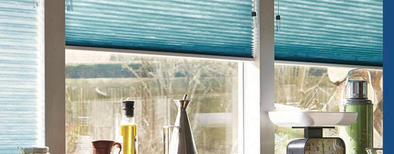 Persianas Hunter Douglas, Dekorier Interiores Dekorier Interiores 廚房 布織品 Amber/Gold