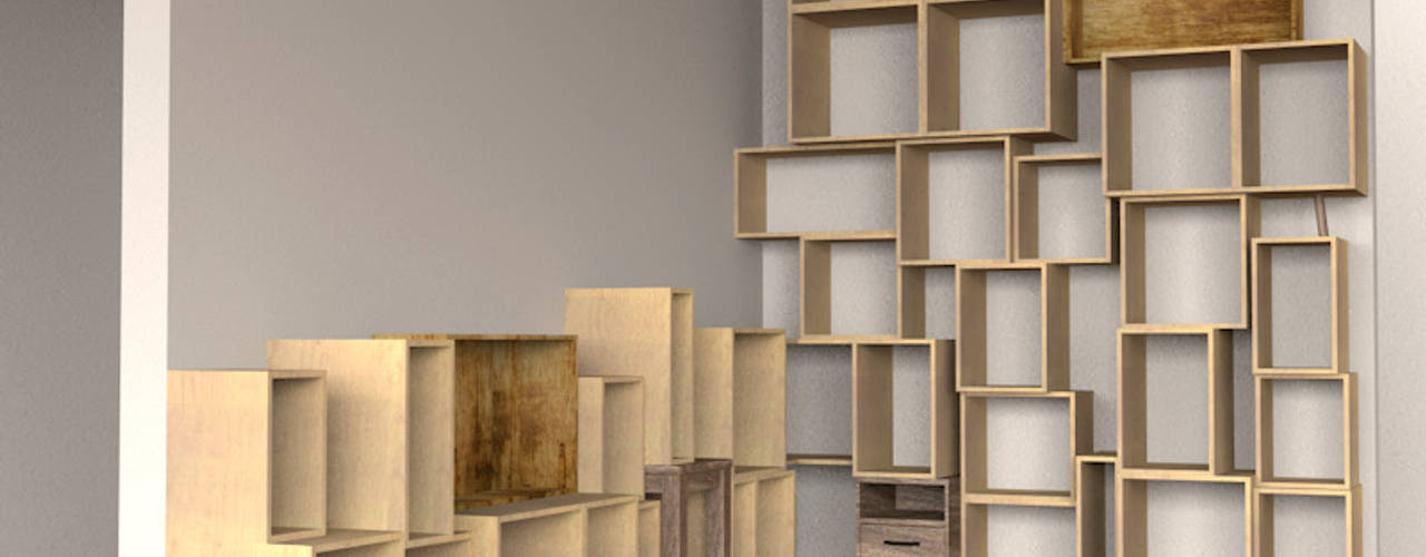 南浦和のショイン, hamanakadesignstudio hamanakadesignstudio Living room Wood Wood effect