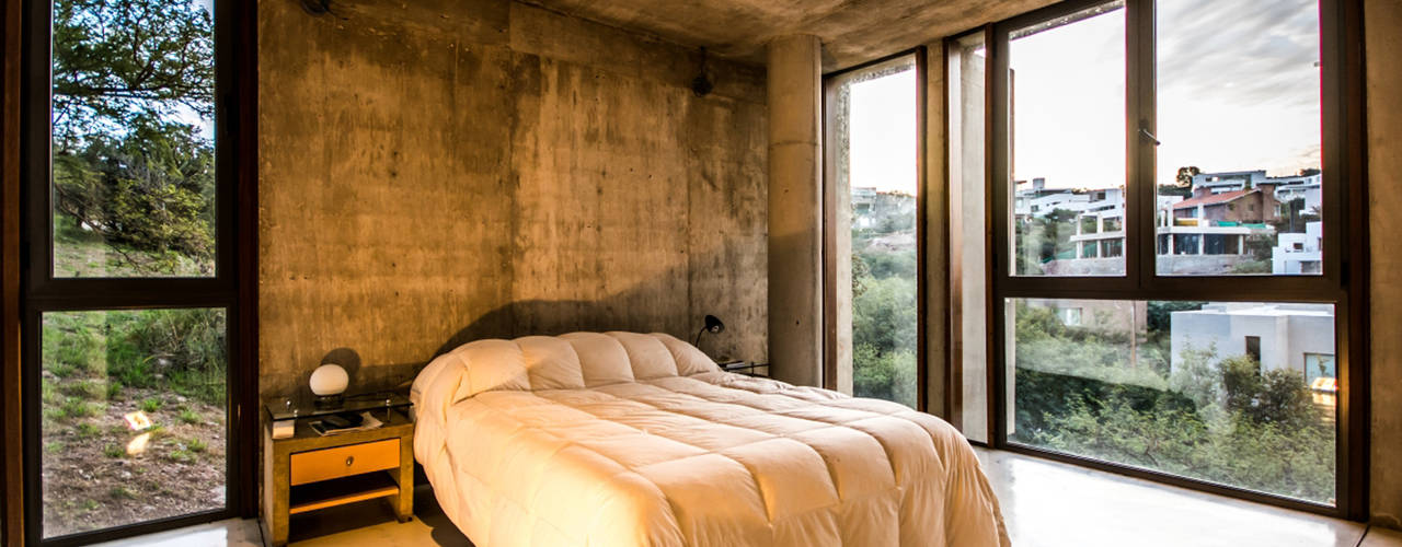 Casa La Rufina, Arq. Santiago Viale Lescano Arq. Santiago Viale Lescano Camera da letto moderna