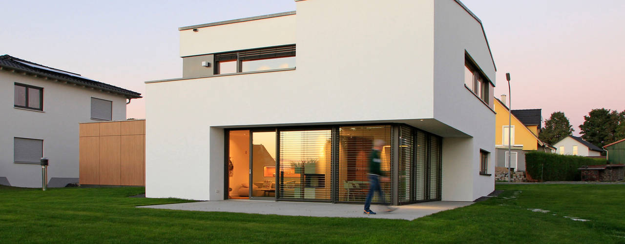 Wohnhaus in Moosbach 2015, Fichtner Gruber Architekten PartG mbB Fichtner Gruber Architekten PartG mbB Casas de estilo moderno