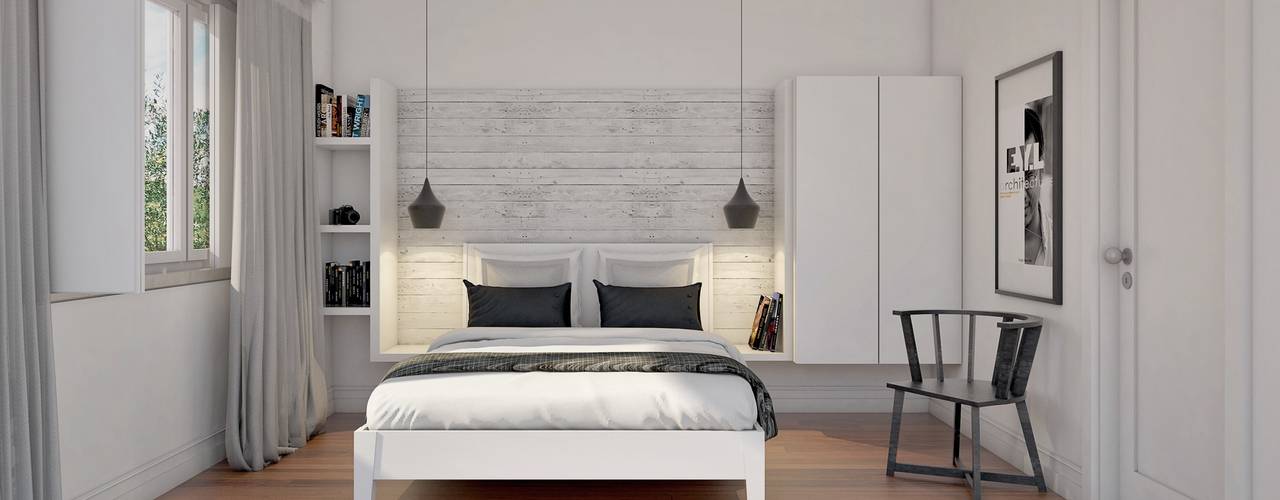 Moradia Sintra, MRS - Interior Design MRS - Interior Design Modern style bedroom