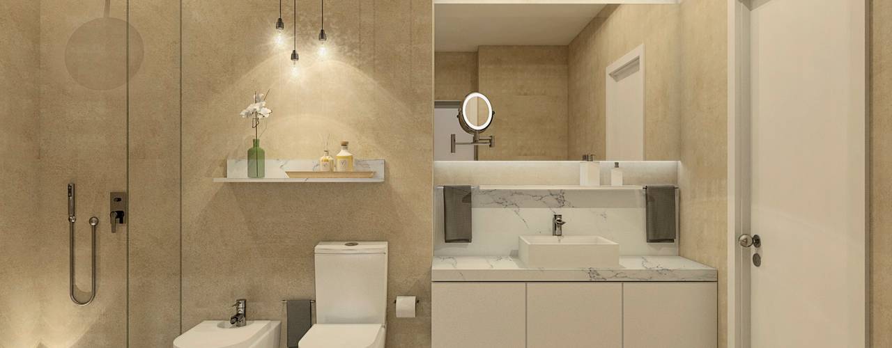 Moradia Sintra, MRS - Interior Design MRS - Interior Design Modern Banyo