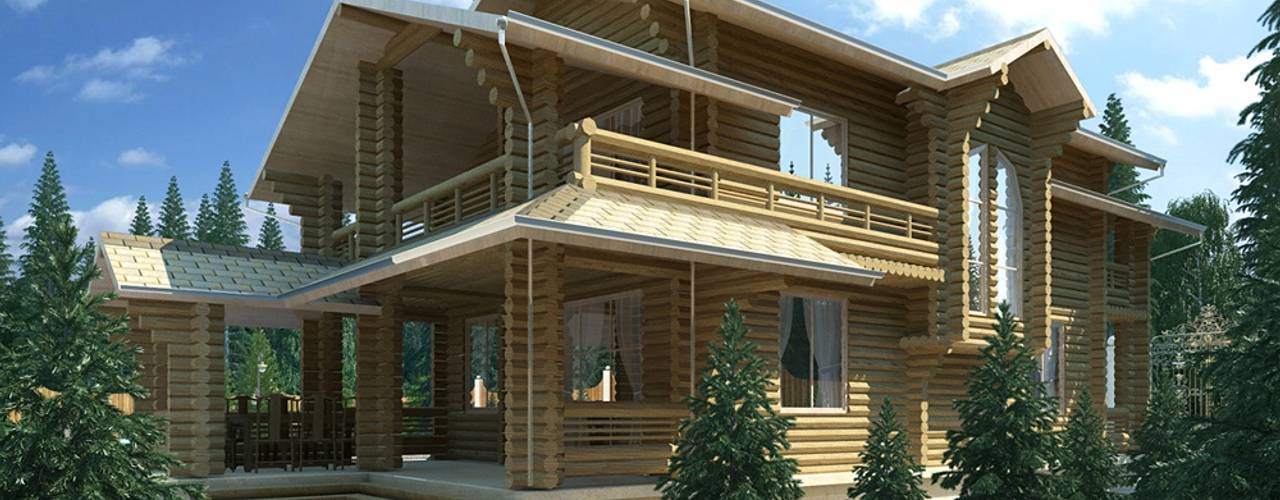 Wooden houses., Design studio of Stanislav Orekhov. ARCHITECTURE / INTERIOR DESIGN / VISUALIZATION. Design studio of Stanislav Orekhov. ARCHITECTURE / INTERIOR DESIGN / VISUALIZATION. Houses